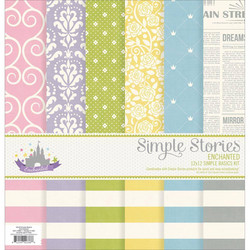 Simple Stories Enchanted -paperipakkaus, 12