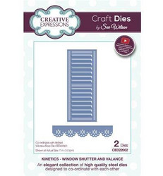 Creative Expressions stanssisetti Window Shutter & Valance