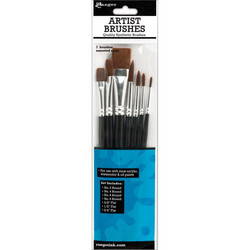 Ranger Artist Brushes -sivellinsetti, 7 kpl