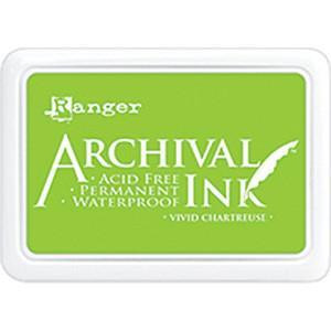 Archival Ink -mustetyyny, sävy Vivid Chartreuse