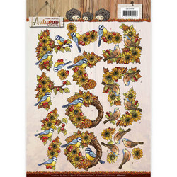 Yvonne Creations Autumn Colors 3D-kuvat Birds