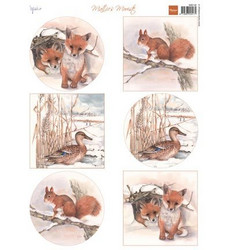 Marianne Design korttikuvat Mattie's winter animals, ketut