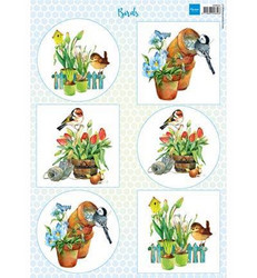 Marianne Design korttikuvat Birds 2