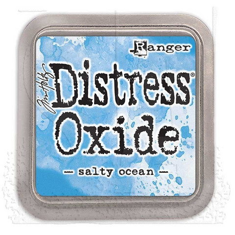 Distress Oxide -mustetyyny, sävy salty ocean