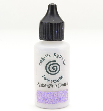 Cosmic Shimmer Pixie Powder -jauhe, sävy Aubergine Dream
