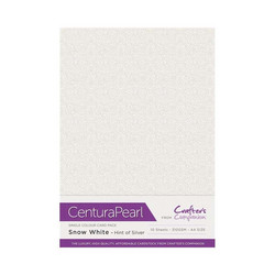 CenturaPearl helmiäiskartonki, sävy Hint of Silver