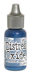 Distress Oxide täyttöpullo, sävy faded jeans