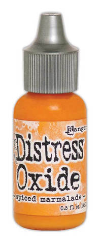 Distress Oxide täyttöpullo, sävy spiced marmalade