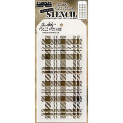 Tim Holtz Plaid -sapluuna