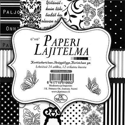 Paperilajitelma Mustavalko, 6