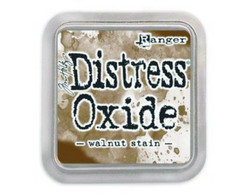 Distress Oxide -mustetyyny, sävy walnut stain