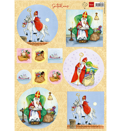 Marianne Design Saint Nicholas -korttikuvat