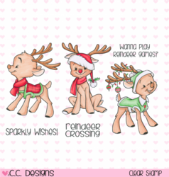 C.C.Designs leimasin Reindeer Games