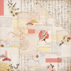 Kaisercraft Hanami Garden skräppipaperi Komoberi