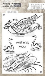 Coosa crafts leimasinsetti Lots of Love