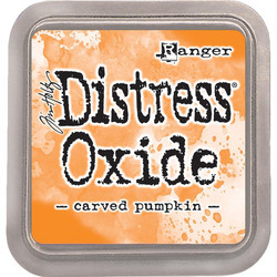 Distress Oxide -mustetyyny, sävy carved pumpkin