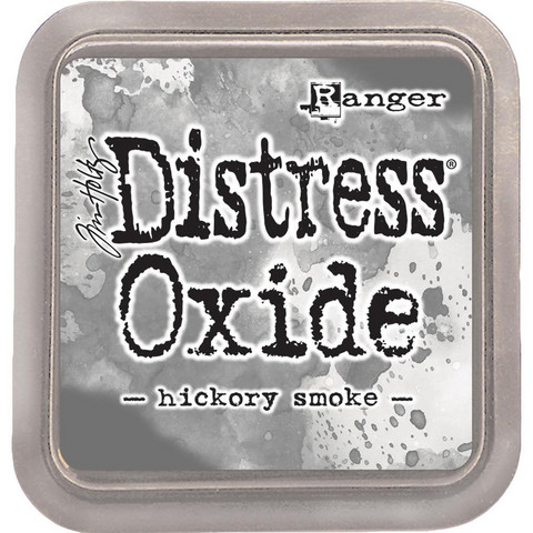 Distress Oxide -mustetyyny, sävy hickory smoke
