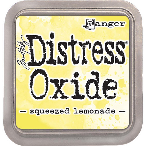 Distress Oxide -mustetyyny, sävy squeezed lemonade