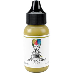 Dina Wakley Media akryylimaali, sävy Olive