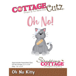 CottageCutz Oh No Kitty -stanssisetti