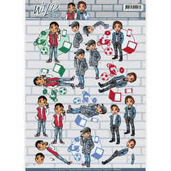 Yvonne Creations Wild Boys 3D-kuvat Chill Time