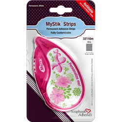MyStik Strips Adhesive Dispenser liimarolleri, 10 m