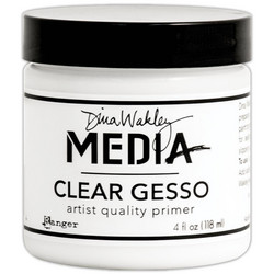 Dina Wakley Media Gesso, clear (kirkas), 118 ml