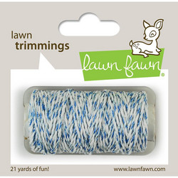 Lawn Trimmings Hemp Cord, hamppunaru, sävy Ocean