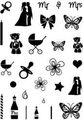 Card-io Majestix leimasinsetti Cake Accessories