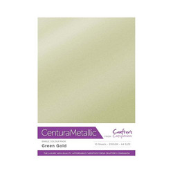 Centura Metallic helmiäiskartonki, sävy Green Gold