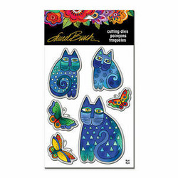 Stampendous Laurel Burch stanssisetti Indigo Cats