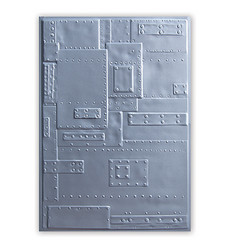 Sizzix 3-D Texture Fades A6 kohokuviointikansio Foundry by Tim Holtz
