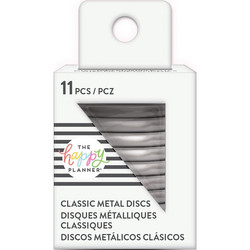 Mambi Happy Planner metallirenkaat, medium, sävy Silver