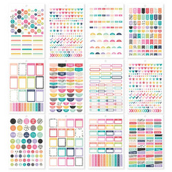 Simple Stories Carpe Diem Planner Basics -tarrat, A5, 944 kpl