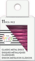 Mambi Happy Planner metallirenkaat, medium, sävy Hot Pink