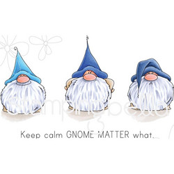 Stamping Bella kumileimasin Gnomes Have Feelings Too