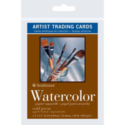 Strathmore Watercolor ATC -pohjat, 2.5