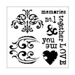 13@rts Mixed Media sapluuna Memories