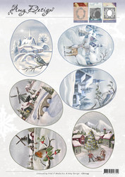 Amy Design Winter Landscapes -korttikuvat
