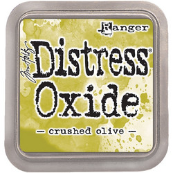 Distress Oxide -mustetyyny, sävy crushed olive