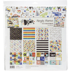 Simple Stories Lil' Dude Collection Kit -paperipakkaus