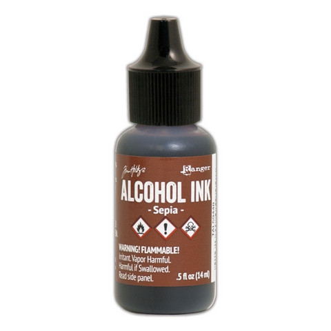 Tim Holtz alkoholimuste, sävy Sepia