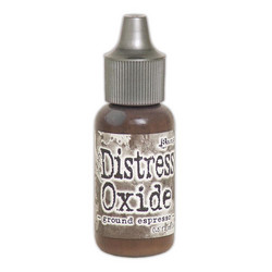 Distress Oxide täyttöpullo, sävy Ground Espresso
