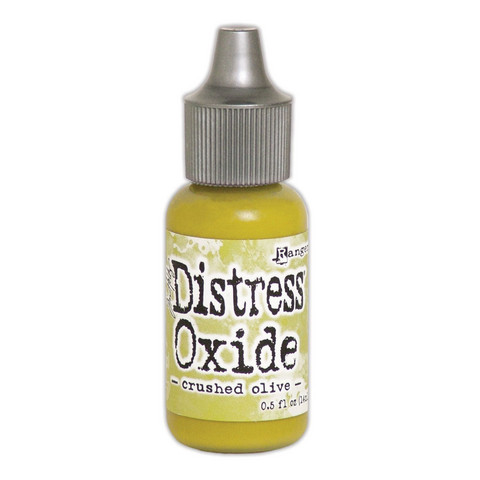 Distress Oxide täyttöpullo, sävy Crushed Olive