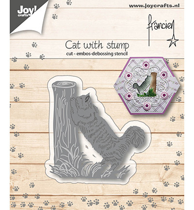  Joy! Crafts stanssi Cat with Stump