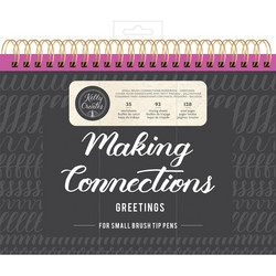 Kelly Creates Making Connections, Greetings -harjoitusvihko, small brush