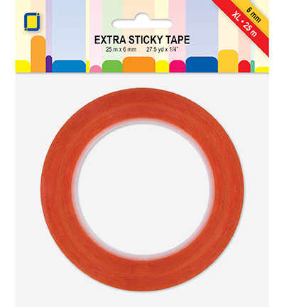 Extra Sticky Tape - Voimateippi 6 mm XL, 25 m