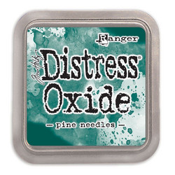 Distress Oxide -mustetyyny, sävy pine needles
