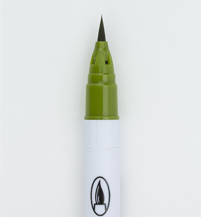 ZIG Clean Colors Real Brush -kynä, sävy olive green