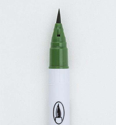 ZIG Clean Colors Real Brush -kynä, sävy deep green